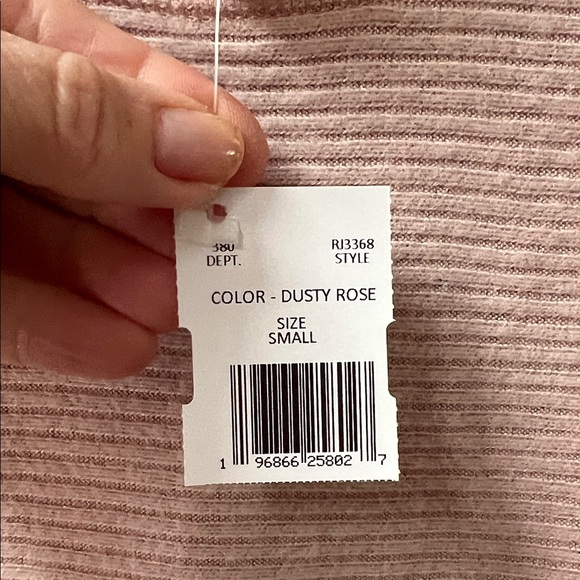 By Together Soft Dusty Rose Cowl Neck Shirt - Picture 3 of 5